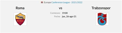 Pron Stico Roma Vs Trabzonspor Estad Sticas Previa Y Picks De