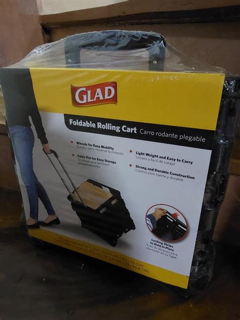 Glad Foldable Rolling Cart Furniture And Home Living Home Improvement