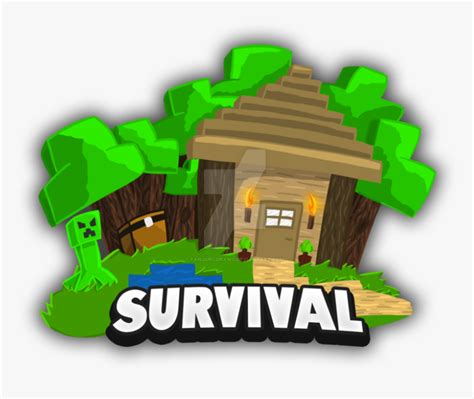 Minecraft Survival Logo Hd Png Download Kindpng