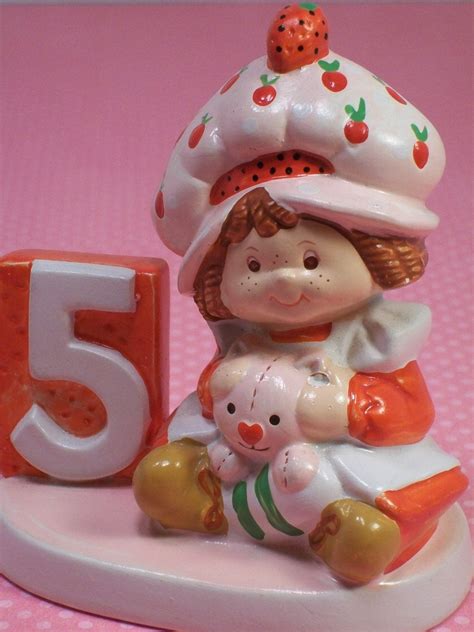 Strawberry Shortcake Birthday Figurine By RelicsAndRhinestones