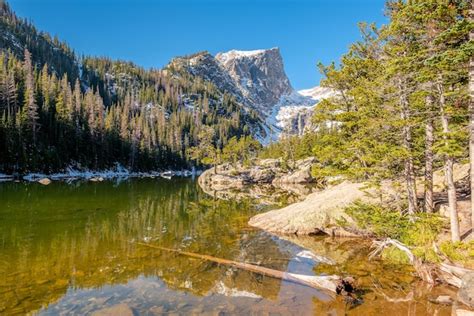 Sueño lago montañas rocosas colorado ee uu Foto Premium