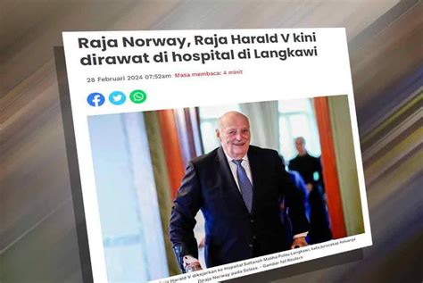 Kesihatan Raja Harald V Semakin Baik Istana Norway