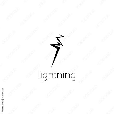 lightning logo graphic design concept Stock Vector | Adobe Stock