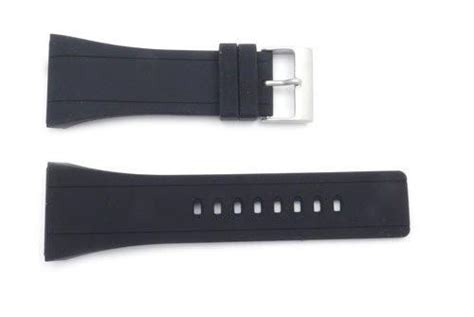 Kenneth Cole Black Polyurethane 30mm Watch Strap Total Watch Repair Kc1560 Blk