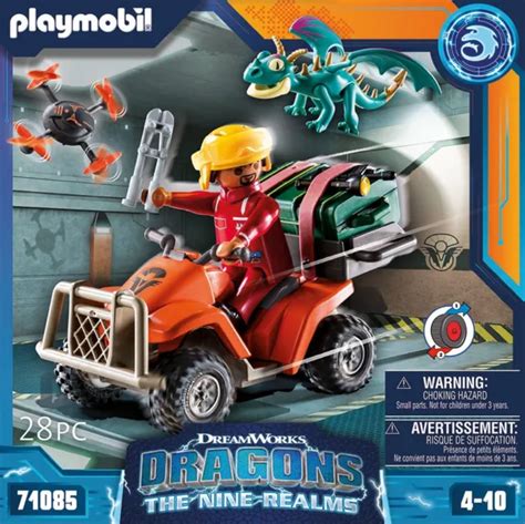 PLAYMOBIL DREAMWORKS DRAGONS 71085 Dragons Les Neuf Royaumes Icaris