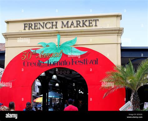 The French Market In New Orleans A Louisiana City On The Mississippi