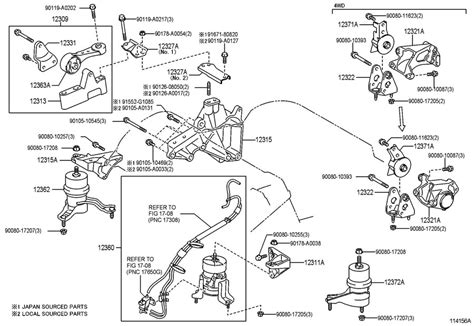 Toyota Sienna Parts Diagram