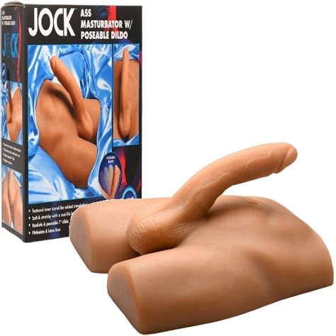 Jock Ass Masturbator With Poseable Dildo Gorgeous Sex Toys