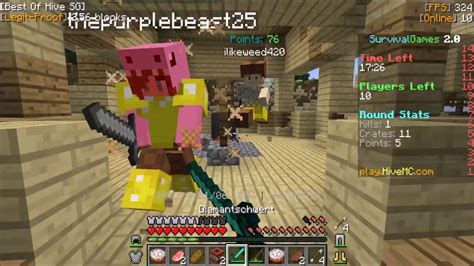 Minecraft Hive Survival Games Kills Des Tages 0106 And 02062020