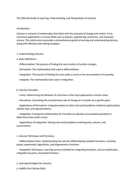 SOLUTION: The ultimate guide to learning understanding and taking notes