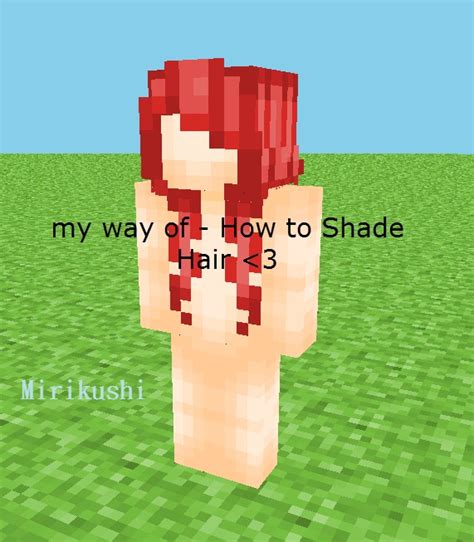 My Way Of How To Shade Hair Xx Minecraft Blog