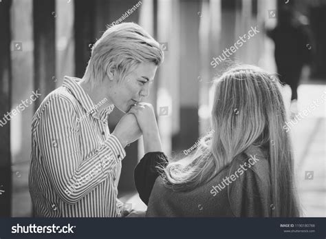 Close Image Same Sex Female Lesbian Stock Photo Shutterstock