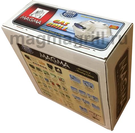 Гриль для катера Magma газовый круглый решетка 855 кв. см | MagmaGrill