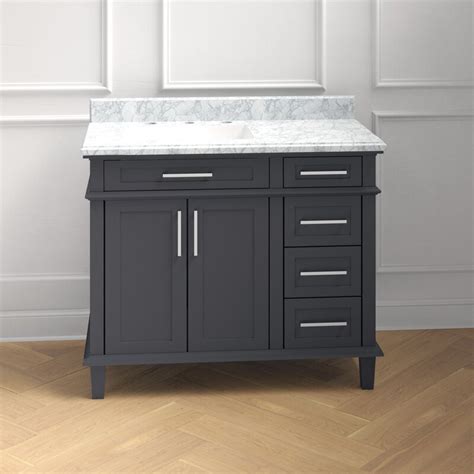 Ari Kitchen And Bath Newport 42 Wide Bathroom Vanity Set And Reviews Wayfair