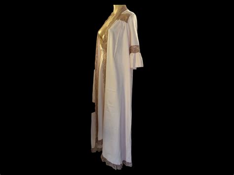S Matching Robe Nightgown Lingerie Set Charles Grahame For Harrods Glamorous Bias Cut