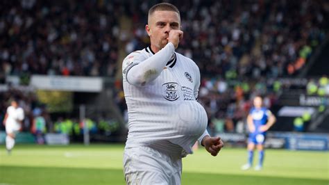 Goal Celebration Proved Extra Special For Jake Bidwell Swansea