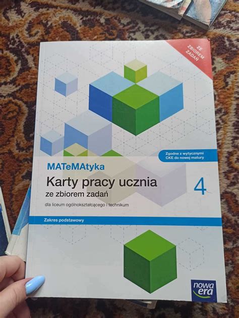 MATeMAtyka 4 Karty pracy ucznia dla liceum i technikum Dębina OLX pl