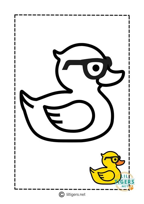 7 Free Printable Duck Templates Lil Tigers Lil Tigers