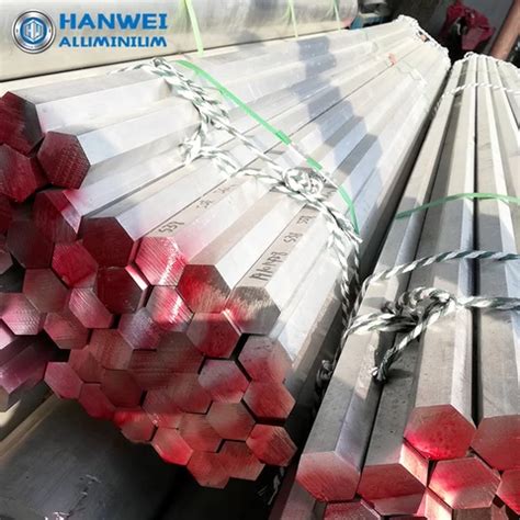 Buy 2024 6061 7075 Alloy Rod Extruded Hexagonal Aluminum Bar From