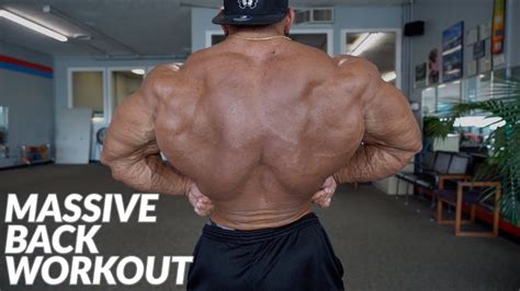 Building A Massive Back Full Workout Youtube