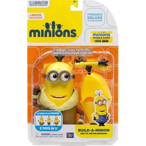 Original Despicable Me Minion Poseable Figure Build A Minion Arctic