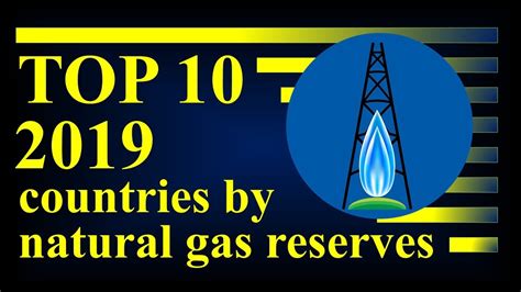 Natural Gas Proven Reserves By Countries 2019 Top 10 Countries With The