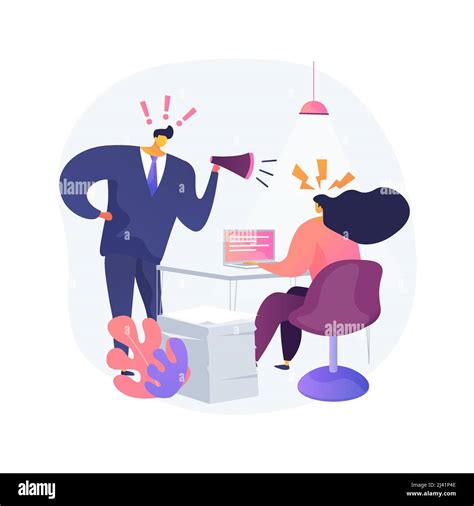 Work Pressure Abstract Concept Vector Illustration Stress Management