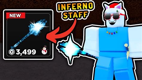 Showcasing The Inferno Staff In Roblox Flag Wars Youtube