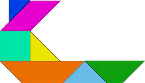 Tangram Para Imprimir Colorido Educação E Transformação