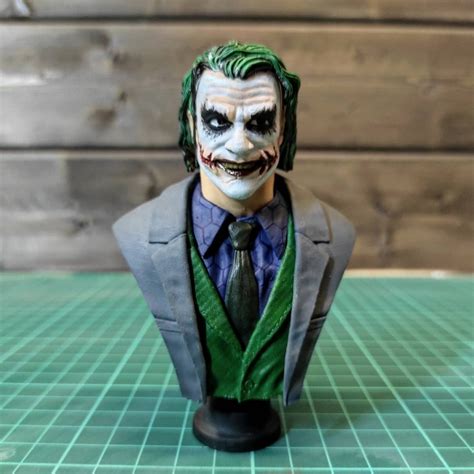 JOKER HEATH LEDGER BUST 3D Model 3D Printable CGTrader