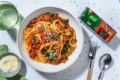 Speedy Spag Bol Recipe Hellofresh