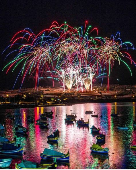 Marsaxlokk At Fireworks Festival │ Visitmalta Malta