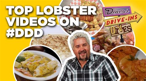 Top 5 Craziest DDD Lobster Videos With Guy Fieri Diners Drive Ins