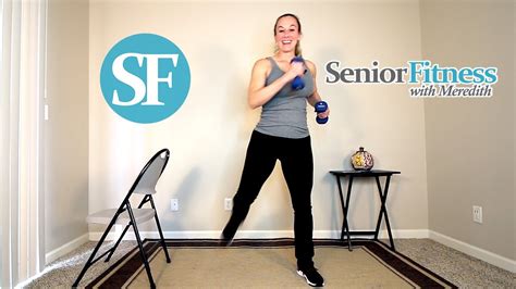 Senior Fitness Beginner Hiit Workout For Seniors Youtube