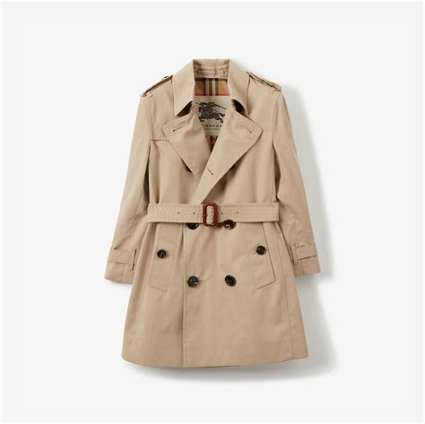 Gabardine Trench Coat In Honey Burberry® Official