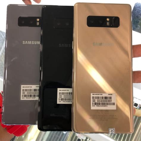 Jual Samsung Galaxy Note 8 64 Gb Dous Seken Original Mulus Like New Fullset Shopee Indonesia