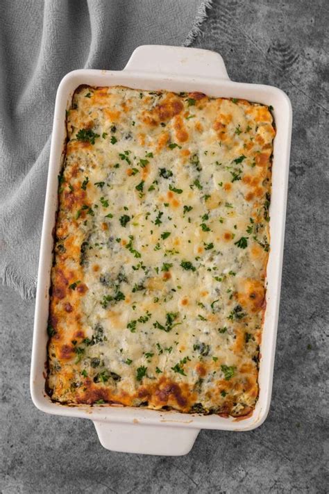 Easy Spinach Artichoke Ravioli Bake Recipe Dinner Then Dessert