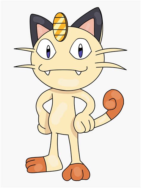 Meowth Transparent Pokemon Yellow Pokemon Team Rocket Cat Hd Png 77056 ...