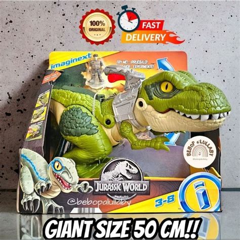 Jual Big Size Imaginext Mainan Figure Dinosaurs Jurassic World Original Indominus Rex Mega