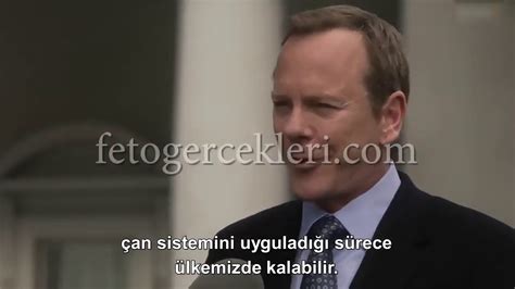 Designated Survivor Isimli Amerikan Dizisinde Fet Eleba Nuri Ahin