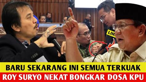 Gempar Akhirnya Rahasia Terbesar Prabowo Terbongkar Juga Roy Suryo