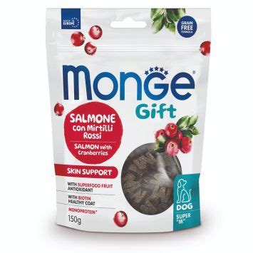 Monge (Монж) Gift Dog Super M Skin support Salmon - Лакомство для собак ...