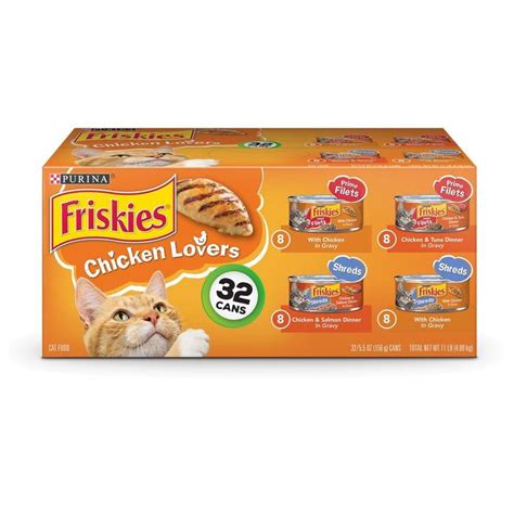 Purina Friskies Prime Filets Shreds With Tuna Chicken Salmon And