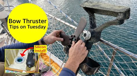 Bow Thruster Maintenance We Install Silicon Seals On An Amel Super