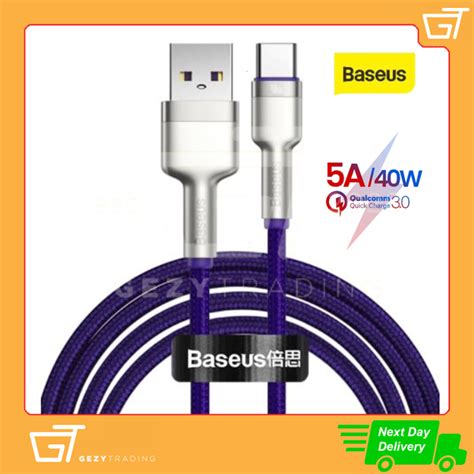 Baseus Type C W A Cafule Series Metal Data Cable Usb To Type C