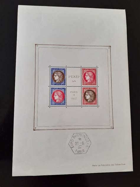 France Pexip Block No C Deluxe With Seal Catawiki