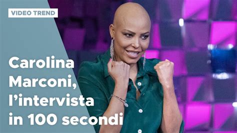 Carolina Marconi L Intervista In Secondi Mediaset Infinity