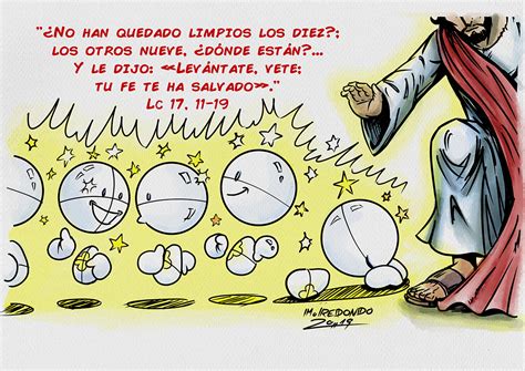 M REDONDO Comics MISI Evangelio Levántate vete tu fe te ha