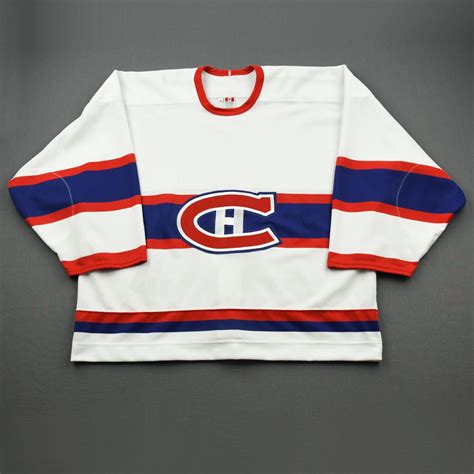 Lot Detail - Montreal Canadiens - White Vintage Jersey Ultrafil ...