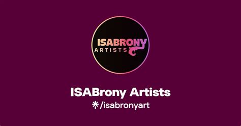 ISABrony Artists Twitter Linktree